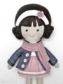 Malowana lala rebeka z szalikiem lalki dollsgallery, zabawka, przytulanka, prezent