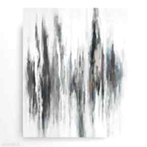 Abstrakcja obraz akrylowy formatu 36x48 cm paulina lebida