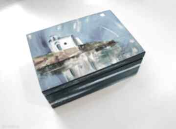 Wyspa afentis christes creta szkatułka pudełka marina czajkowska dom, obraz, sztuka