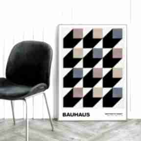 v2 - format 50x70 cm plakaty hogstudio plakat, bauhaus, nowoczesny kolorowy modny do salonu