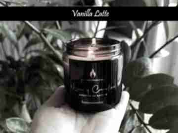 Vanilla latte - naturalna świeca sojowa 120 ml dom luxury candles, eko, wegańska, kawa