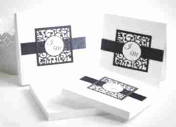 Kartka ślubna p agnieszki zaproszenia biala konwalia - życzenia - pudełko