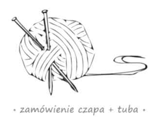 Zamówienie dla martyny czapa tuba 100% wool czapki aga made by hand na ciepły komplet