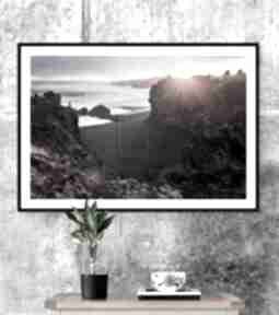 Plakat 0cean wydruk obraz krajobraz islandia ocean przedmiotem