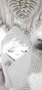 bobas - rożku - otulaczu mini laleczka - dekoracja - lalka ozdoba pokoju