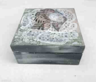 Perłowy sen szkatułka pudełka marina czajkowska anioł, 4mara, dom, obraz, sztuka