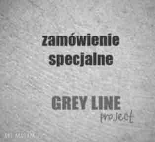 Zamówienie dla pani iwony wisiorki grey line project srebro