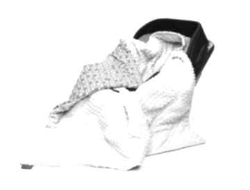 Kocyk fotelika nosideŁka kolorowe serduszka szary fotelik minky