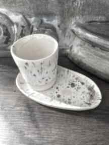 Kubek spodek ceramika pod kasztanem - kawa - domowa