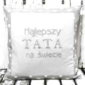 Poduszka prezent najlepszy tata na świecie 40x40cm majunto, tatuś, ojciec, dzień ojca