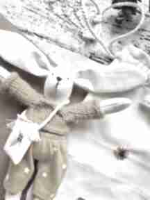 Mała przytulanka w woreczku maskotki peppo factory prezent, chrzciny, dekoracja, pamiątka