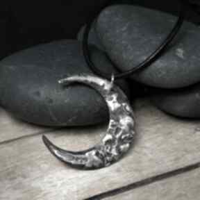 Wisior miedziany gothic księżyc w022 naszyjniki kobela gotycki, boho, wisiorksiężyc