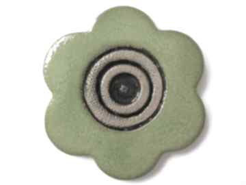 Optymistyczny magnes magnesy ceramika ana ceramiczny, kwiatek, wiosna, megnes, zielony