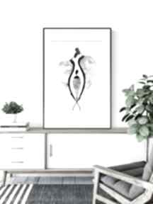 50x70 cm wykonana ręcznie - elegancki minimalizm, obraz do art krystyna siwek salonu, grafiki