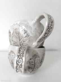 Ceramika rękodzieło kubek z gliny - ręcznie zrobiony: użytkowa - pomysł na prezent dekoracja
