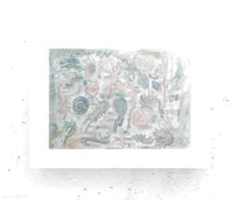 Nowoczesny rysunek do domu, 30x40 obrazek sypialni, ręcznie malowany, oryginalny annasko morze
