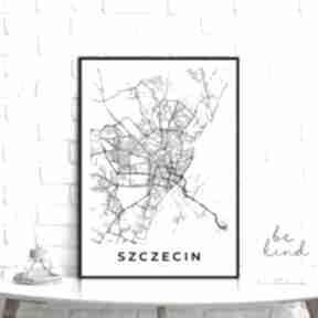 format 40x50 cm plakaty hogstudio plakat, mapa, szczecina, szczecin