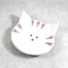 Mydelniczka kot ceramika pracownia ako - łazienka, zwierzęta, pręgowany