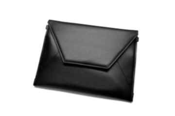 Kopertówka - czarna torebki niezwykle elegancka, nowoczesna, wieczorowa, prezent, wesele