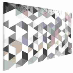 Obraz na płótnie - wzór trójkąty 120x80 cm 22903 vaku dsgn, geometryczny, nowoczesny