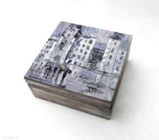 Deszcz szkatułka pudełka marina czajkowska dom, 4mara, architektura, sztuka, obraz