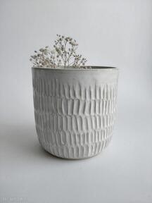 Wazon ceramiczny 1 ceramika kate maciukajc prezent, na kwiaty - użytkowa