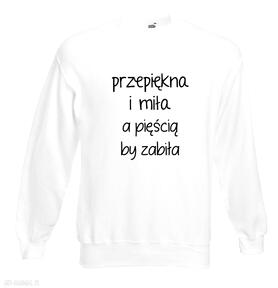 Bluza z nadrukiem dla dziewczyny, narzeczonej, żony, prezent, urodziny, święta