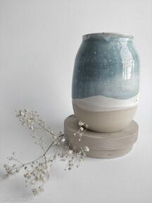 Prezent dla mamy - wazon na kwiaty - ceramika użytkowa ceramiczny dekoracje kate maciukajc