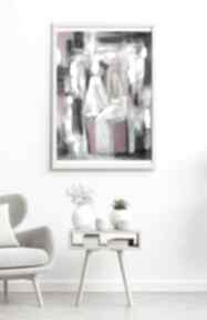 Fotoobraz na płótnie " kolor kobiety - różowy" margo art do salonu, sypialni, płutnie