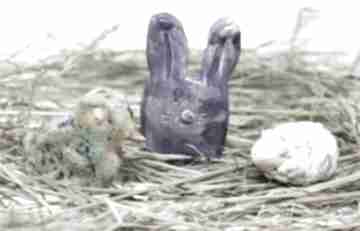 Wielkanoc, królik baran: kurczak: figurki: ceramika dekoracje iguana art