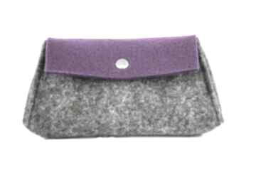 Purple sachet kosmetyczki aneta pruchnik filc