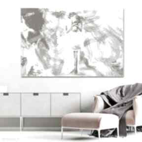 rodzinna 120x80 obraz na białym tle do salonu, sypialni, renata bułkszas grafiki miłosne