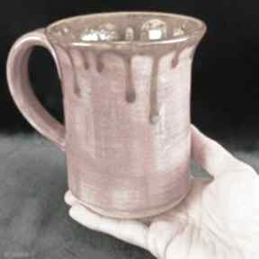 Kubek ceramiczny rusty, efekt toffi, toczony na kole kubki ceramika monamisa, do herbaty, kawy