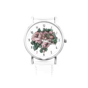 Zegarek z grafiką róża zegarki ludowe love kwiat, bukiet, oryginalny, folk, prezent
