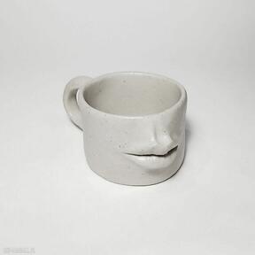 Kubek ceramiczny - ceramika artystyczna rzeźba użytkowa wystrój wnętrz, kuchnia, prezent kubki
