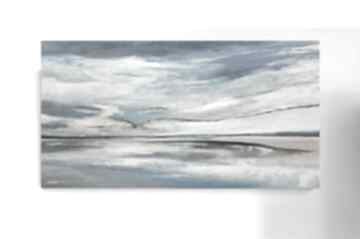 Morze obraz akrylowy formatu 90x50 cm paulina lebida, nowoczesny, akryl, płótno
