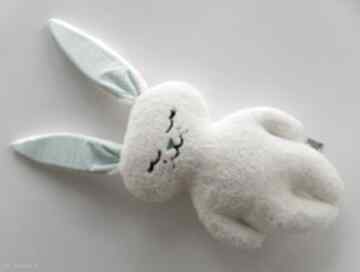 Luluś kremowy mięta uszy maskotki mały artysta królik, króliczek