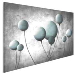 Obraz na płótnie - balon turkusowy 120x80 cm 69202 vaku dsgn, loft, industrialny, koła