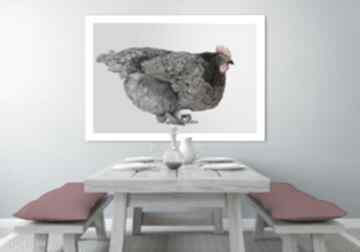 na płotnie - 100x70cm wysyłka w 24h 0265 ludesign gallery kura, grafika, obraz, kuchnia