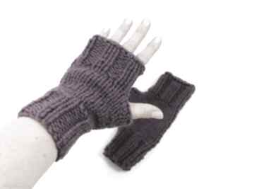 Mitenki rękawiczki z jednym palcem unisex wrzosowe reka production, bez palcow