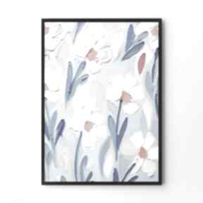 Plakat kwiaty kolorowy botaniczny - format 30x40 cm plakaty hogstudio, kwiatowy, dekoracja