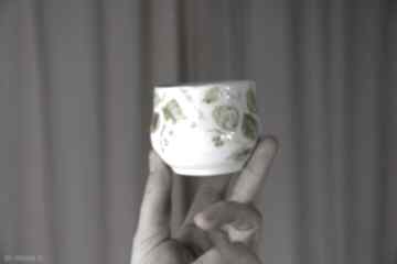Porcelanowa czarka, ręcznie malowana w motywy lipy do ceremonii herbaty kubki strzelecka slezak