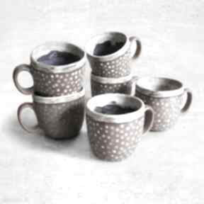 ceramiczny w kropki kubki edyta marszalek kubek, ceramika, kawa, herbata, kamionka, kuchnia