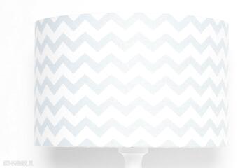 Abażur zygzak blue 40x40x25cm majunto, duży chevron