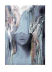 Elantoose, obraz olejny na płótnie arte dania, kobieta, abstrakcja, olej, ręcznie malowany