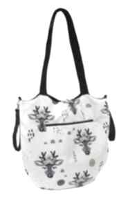 Torba shopper z mocowanim do roguś art4mum shopperka, wózka, torebka worek, na zakupy, ramię