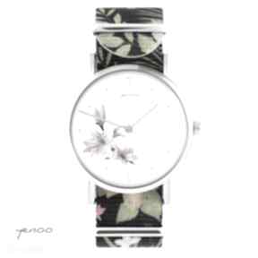 Zegarek - lilia kwiaty, nato zegarki yenoo, bransoletka, prezent