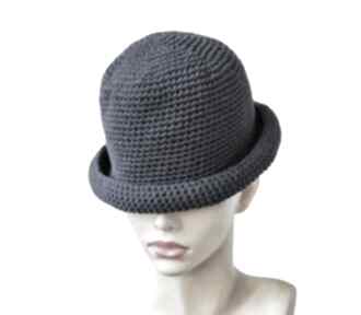 Szydełkowy letni kapelusz na lato z bawełny kapelusze alba design, melonik z antyalergiczny