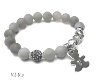 Kolekcja rich steel bear agaty shamballa swarovski kryształki