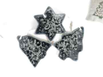 Upominki na święta! Ceramiczne ozdoby choinkowe - szron dekoracje świąteczne fingers art
